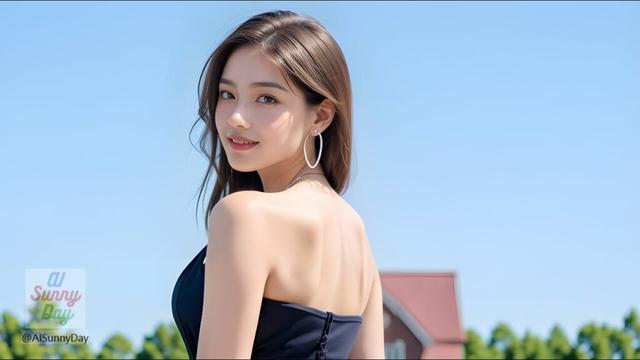 Hokkaido High Fashion: Sunny's Elegant Tomita Melon House Look [4K] #630-01