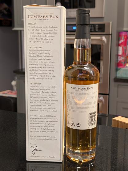 Compass Box Hedonism back