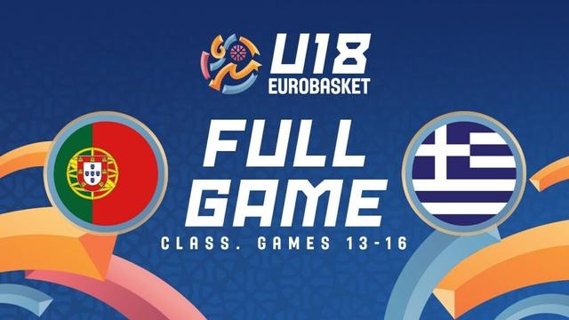 Class. Games 13-16: Portugal v Greece | Full Basketball Game | FIBA U18 Women's EuroBasket 2025
