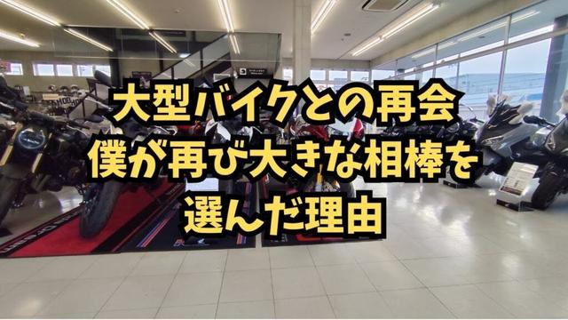 大型バイク購入！（現在納車待ち）僕が再び大きな相棒を選んだ理由
