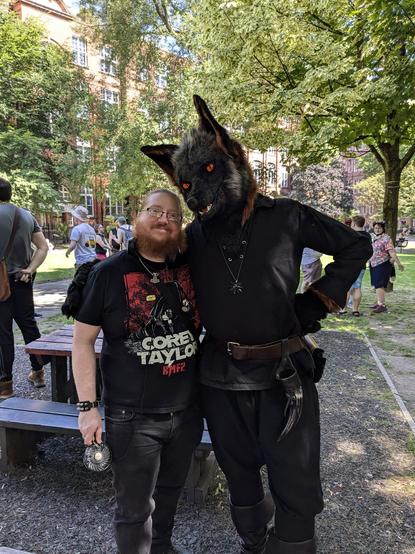 Me posing with a Witcher Foxology!