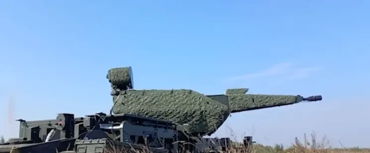 A screenshot from the video of Skynex in action published by Ukraine's Air Force on July 12, 2025