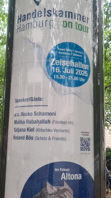 Werbeplakat Handelskammer Hamburg