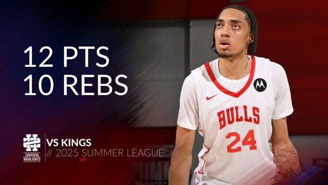 Noa Essengue 12 pts 10 rebs vs Kings 2025 Summer League