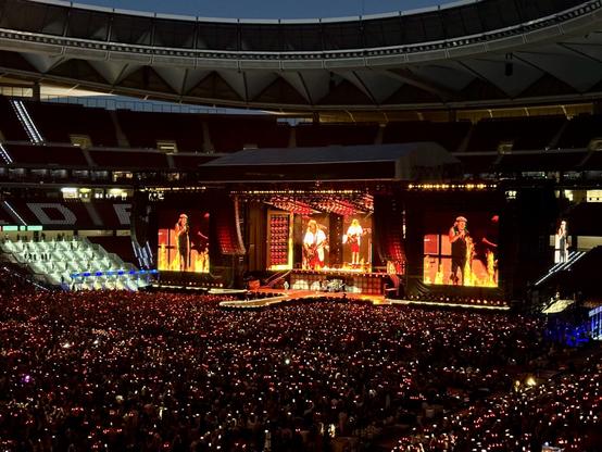 Concierto de AC/DC en Madrid.