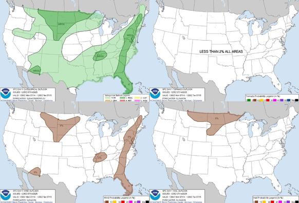 Heavy Rainfall for the Mid-Atlantic; Heat and Wildfire Concerns for the West
Slow moving showers and thunderstorms may result in flash flooding for portions of the mid-Atlantic region today into tonight. Meanwhile, excessive heat will continue to build across the West through Tuesday. Heat Advisories and Extreme Heat Warnings are in effect. Fire Weather concerns continue for the interior Northwest with dry and breezy conditions. Watching the tropics across the Southeast