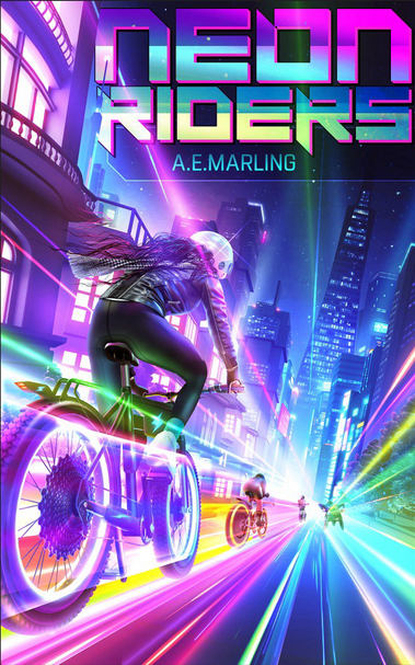 E-bike riders racing through San Francisco. The illustration is by Neville Dsouza.