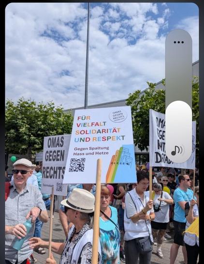 OMAS GEGEN RECHTS Darmstadt in Weiterstadt