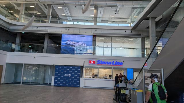 A stena ferry terminal.