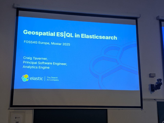 Title slide for the talk