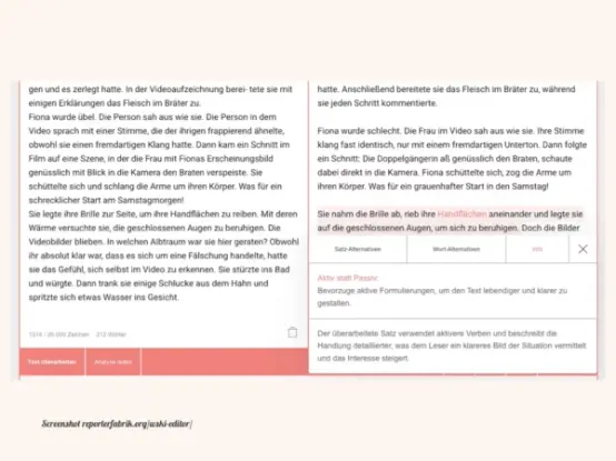 Analyse Satz Wolf Schneider KI
