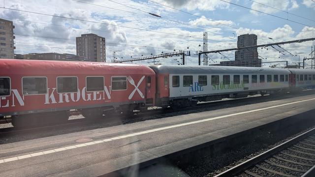 As Snalltåg night train in Odense.