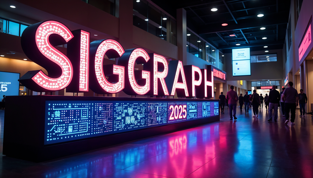 SIGGRAPH 2025 sign