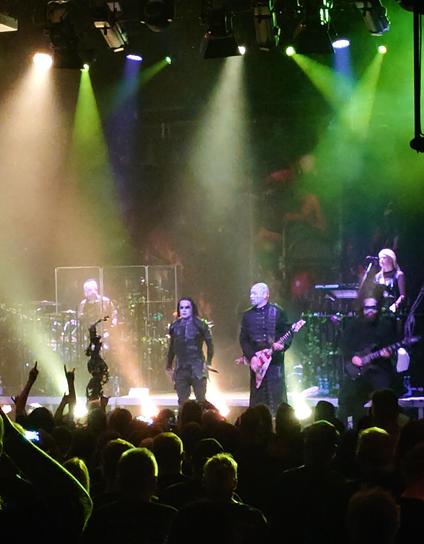 Hauptact Cradle Of Filth auf der Bühne