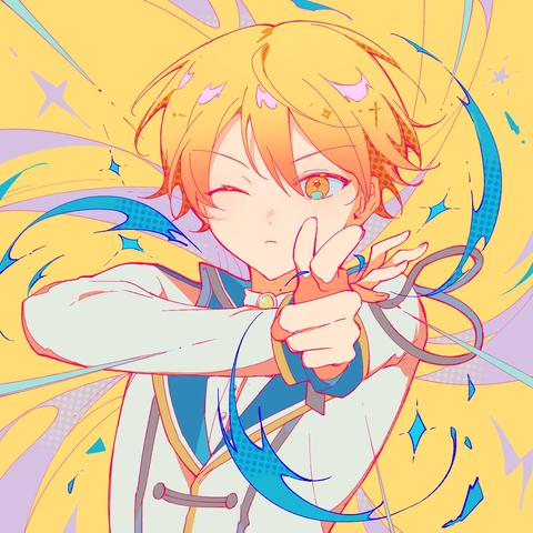 Anime boy points finger on you