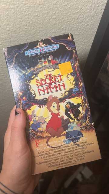 A Secret of Nimh VHS tape