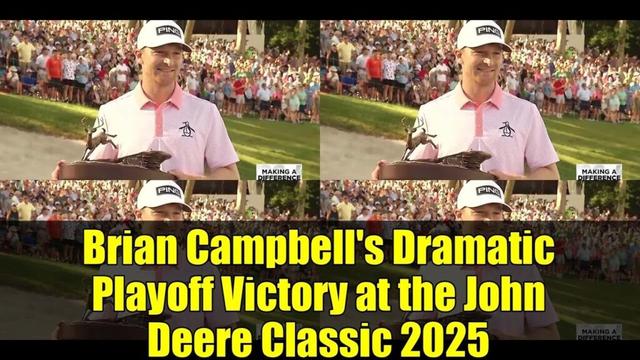 John Deere Classic 2025: Brian Campbell Wins in Playoff - Final Results and Scores