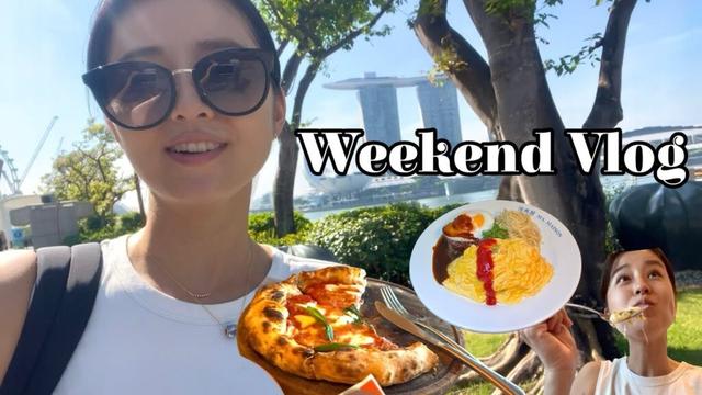 【Vlog】家族で過ごすシンガポールの週末🌴人気のお店で舌鼓🍕💗