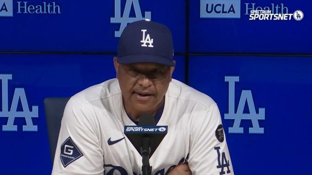 ドジャースポストゲーム:デイブ・ロバーツは、マックス・マンシーの影響についてのコメントであるハイセン・キム、ハイセン・キムのクレジット