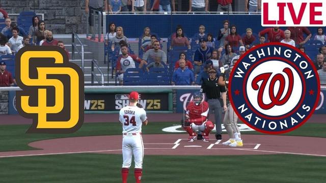 🔴LIVE🔴San Diego Padres vs Washington Nationals/July 19/ Baseball Envivo/ MLB The show 25