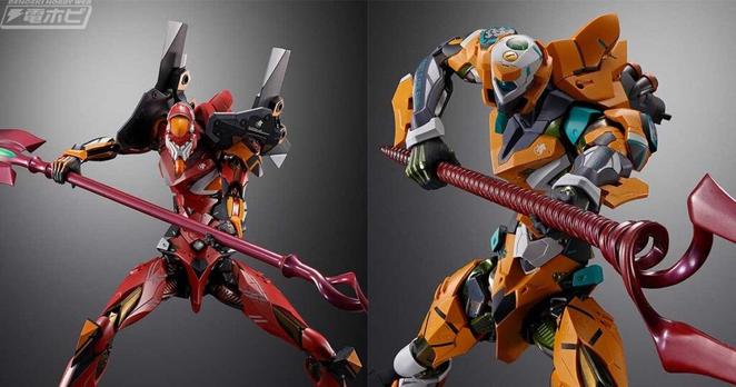 『エヴァンゲリオン』シリーズ30周年を記念して特別仕様となった「METAL BUILD」エヴァンゲリオン2号機、零号機/零号機（改）が登場！“3本の槍”と交換用手首パーツのセットも！ - 電撃ホビーウェブ