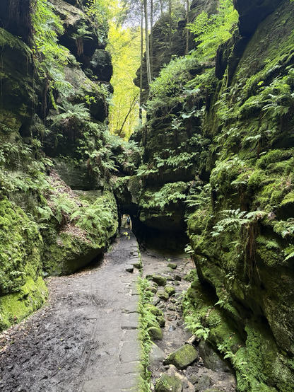 The “Gate of Uttewalde” along the trail