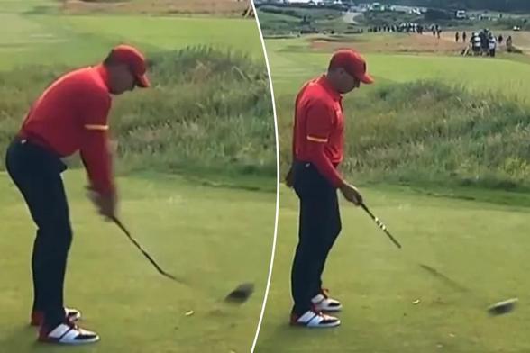 Sergio Garcia snaps driver in half — and finishes British Open without one