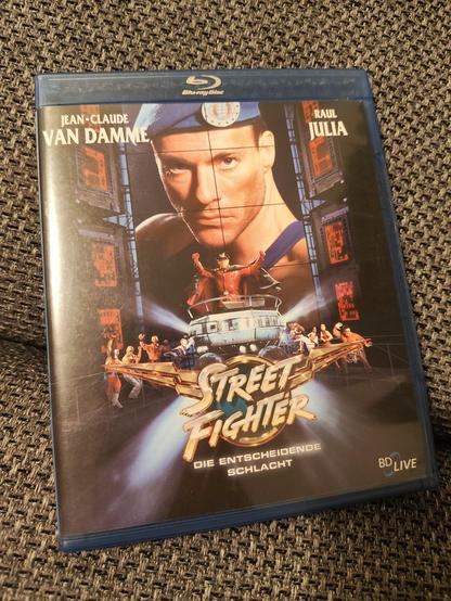 Streetfighter Blu Ray Keepcase mit JCVD
