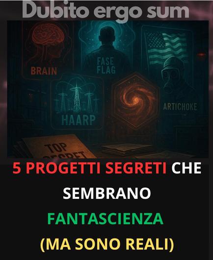Progetti segreti che sembrano fantascienza ma in realtà sono reali