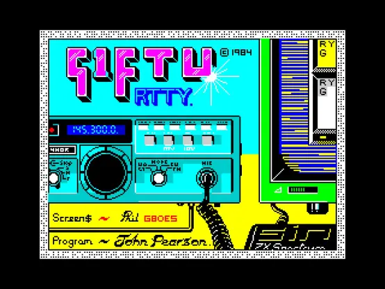 RTTY, G1FTU, ZX-Spectrum 48K