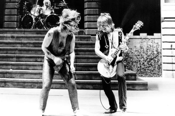 Ozzy Osbourne og Randy Rhoads konsertbilde