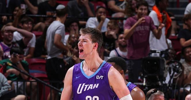 That was the wildest finish between the Utah Jazz and San Antonio Spurs in Las Vegas Summer League