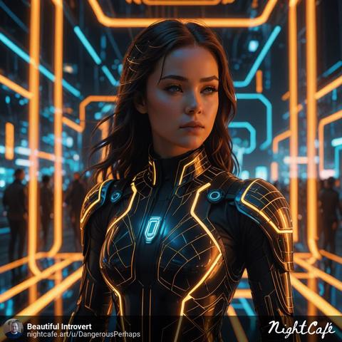 Neo-Futuristic Portrait 2

#neofuturistic #portrait #female #cyborg #grid #platform #digitalart #nightcafe #nightcafestudioai #nightcafeai #nightcafestudio #aiart #aiartwork #aigenerated #aigenerator #aigeneratedart