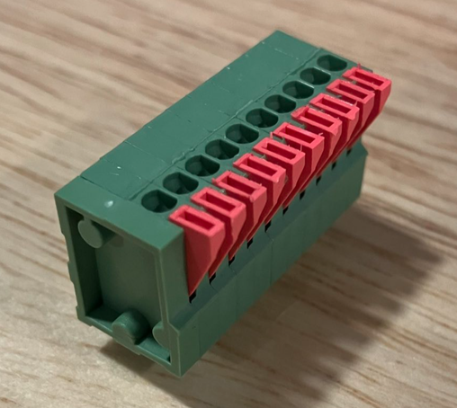 Fully-assembled lever-wire connector