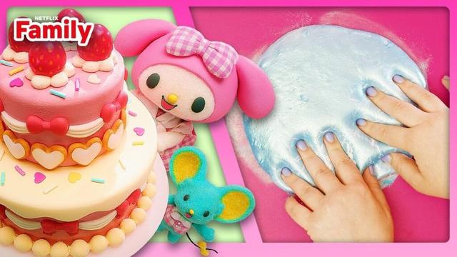 SLIME Bake-Off! My Melody VS Kuromi 🍰 My Melody & Kuromi | Netflix Family
