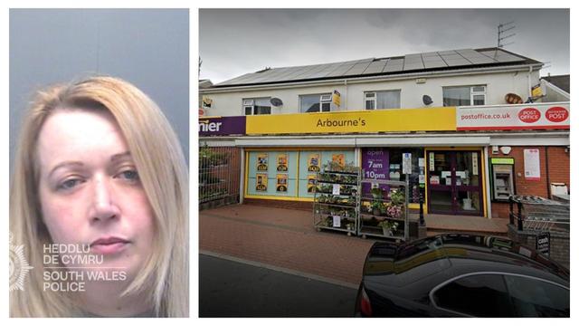 Rebecca Hanford and Arbourne’s shop on New Road in Skewen