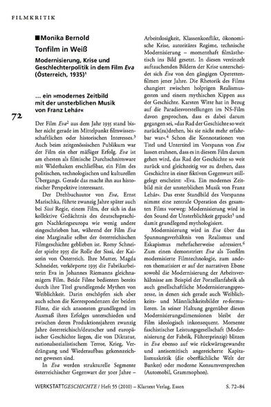 Erste Seite des gedruckten Artikels