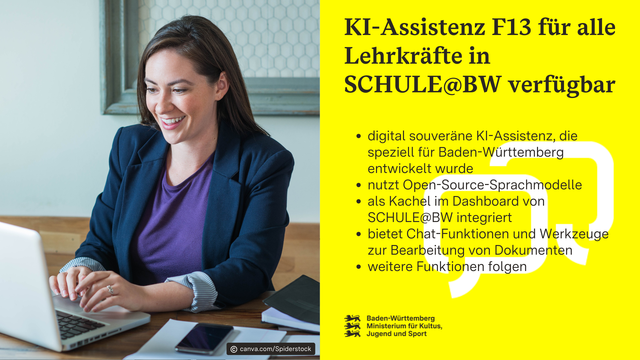 Eine Frau sitzt an ihrem Laptop und liest auf dem Bildschirm.