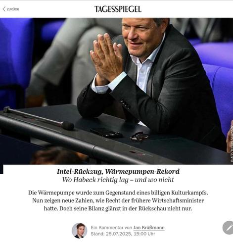 Robert Habeck tagesspiegel