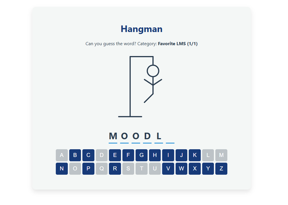 Hangman-Spiel (neu)