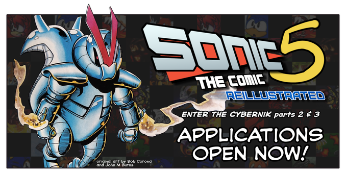 Sonic the Comic: Reillustrated #5

Enter the Cybernik parts 2 & 3

Applications open now!