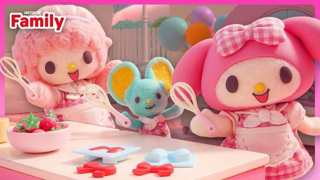 My Melody Being the SWEETEST for +4 Minutes 🧁 My Melody & Kuromi | Netflix Family