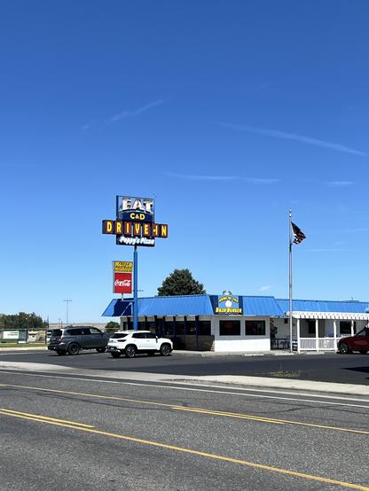 Picture of the roadside drive-in Boardman, Oregon