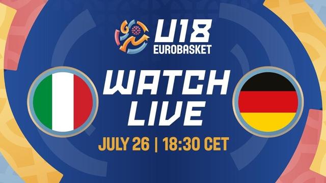 Group Phase | Italy v Germany | Full Basketball Game | FIBA U18 EuroBasket 2025
