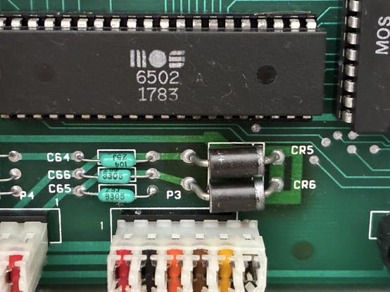 A 6502 CPU from 1983