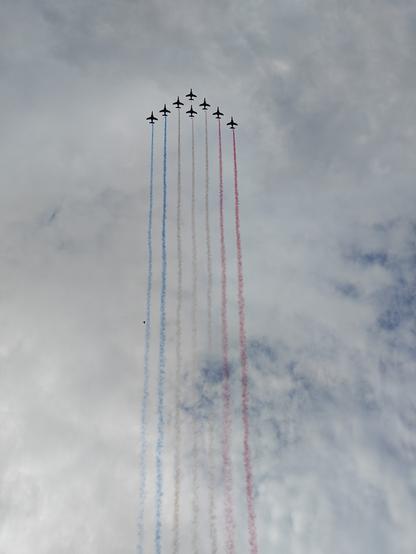 La Patrouille de France dans le ciel du Tour de France 2025