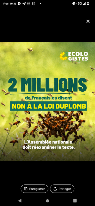 2 millions de Francais•es disent non à la loi Duplomb