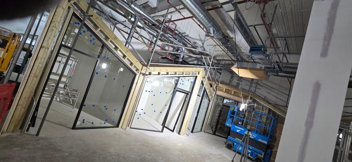 Work continues at Y Storfa.