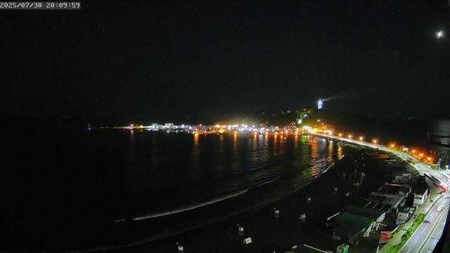 【🔴LIVE Tsunami Warning】2025/07/30 アーカイブ用：神奈川県藤沢市 片瀬海岸東浜