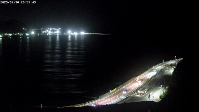 【🔴LIVE Tsunami Warning】2025/07/30 アーカイブ用：神奈川県逗子市 逗子海岸沖合方向